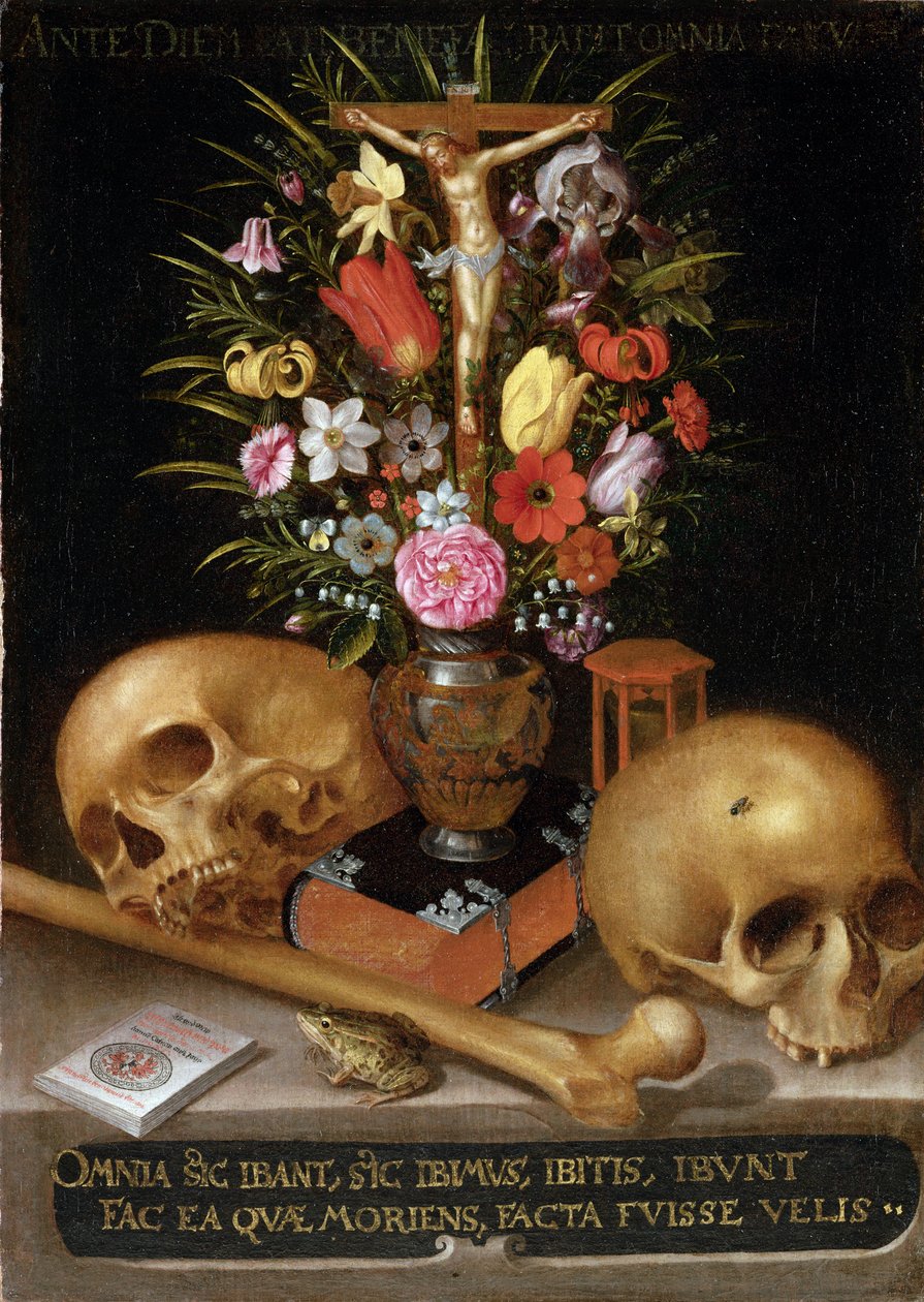 Zátiší Vanitas od German School