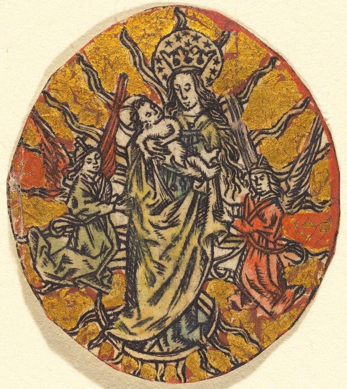 Madonna a dítě od German or Netherlandish 15th Century