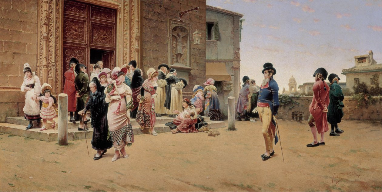 Opuštění kostela od Germán Álvarez Algeciras