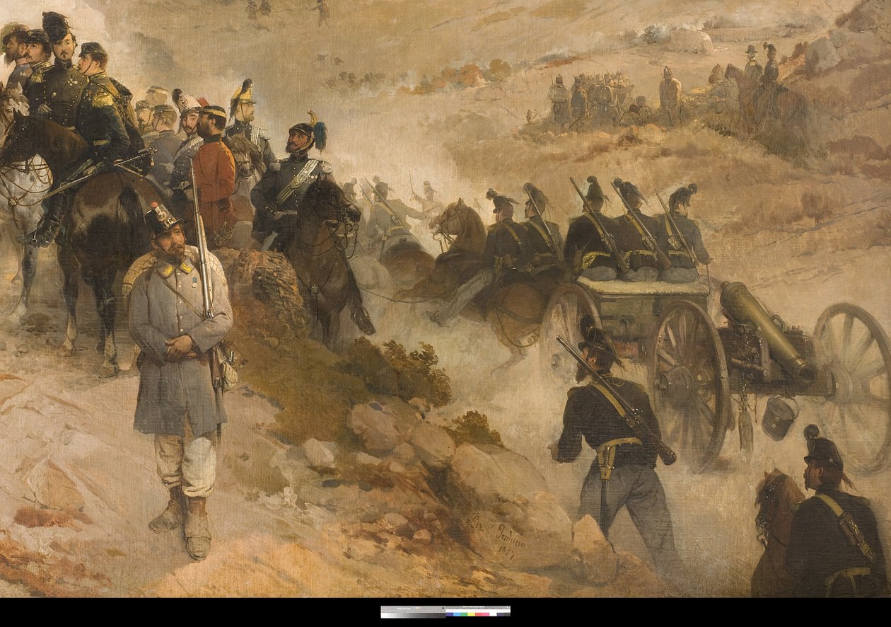 Bitva u Chernaya od Gerolamo Induno