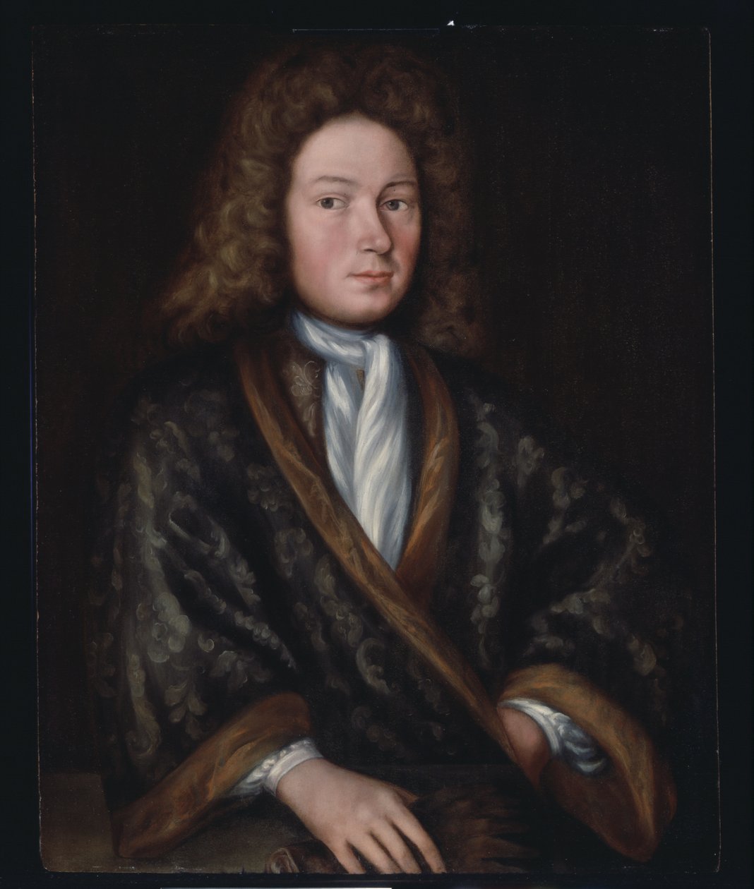 Portrét muže, asi 1690 od Gerrit Duyckinck