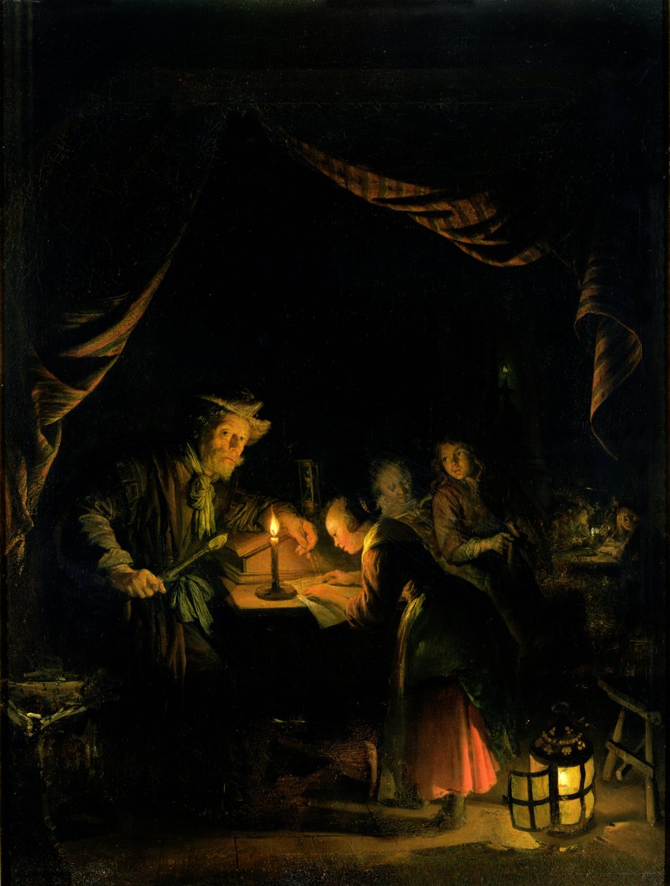 Mistr školy, 1660-65 od Gerrit Dou