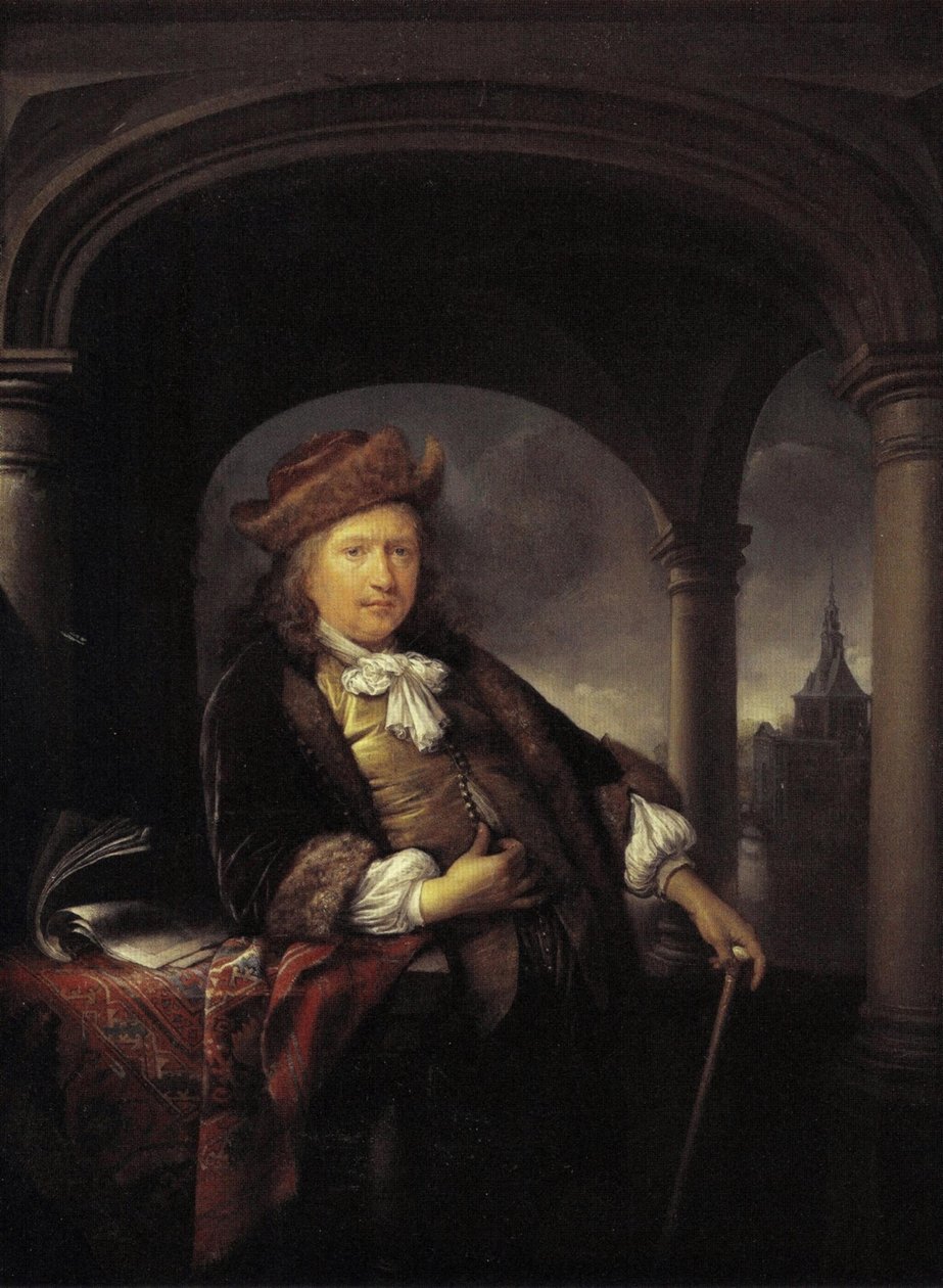 Autoportrét v padesáti letech od Gerrit Dou