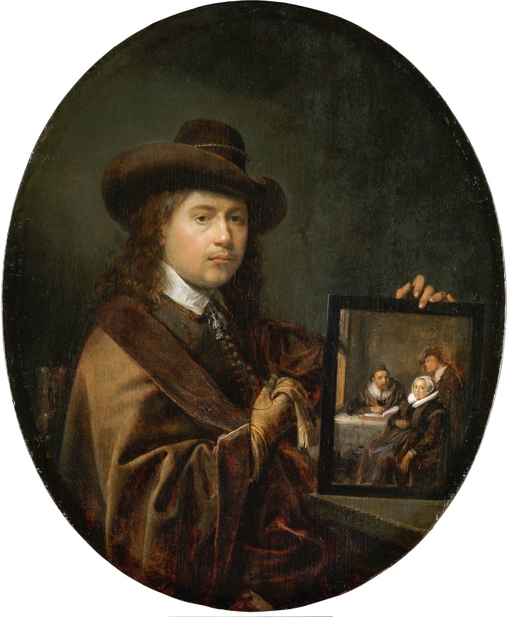 Autoportrét od Gerrit Dou