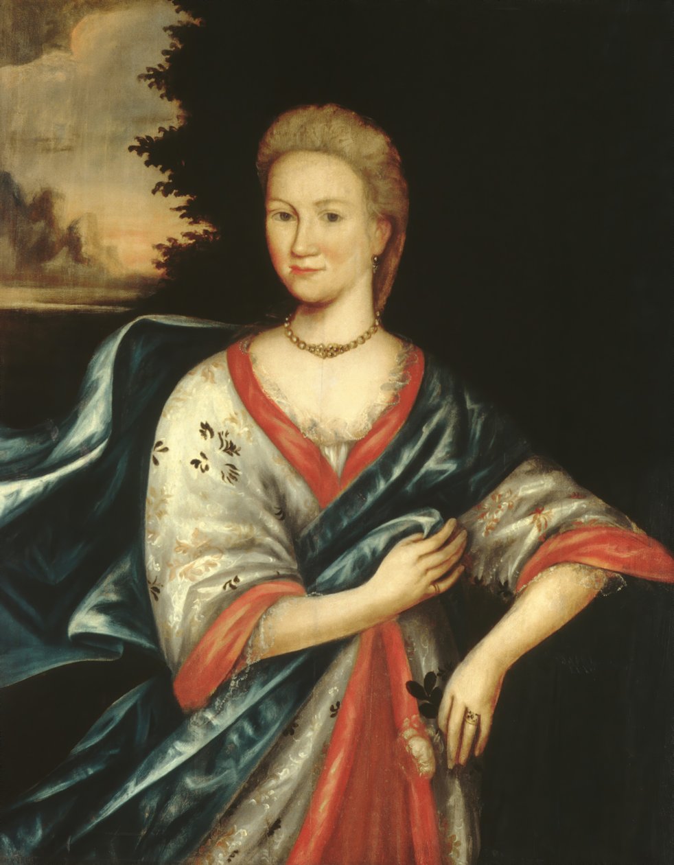 Portrét dámy, ca. 1710. od Gerrit Duyckinck