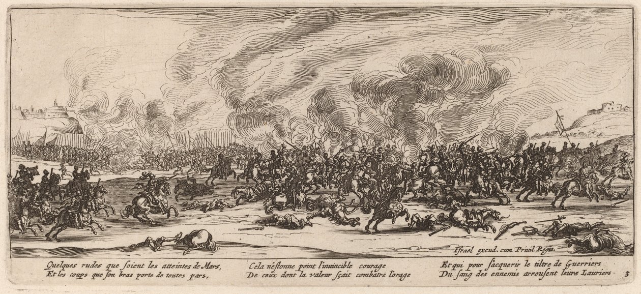 Válka od Gerrit van Schagen after Jacques Callot