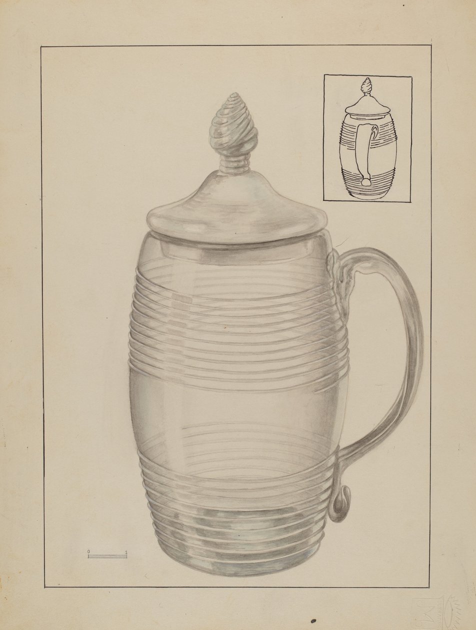 Přikrytý hrnek, c. 1936. od Gertrude Lemberg