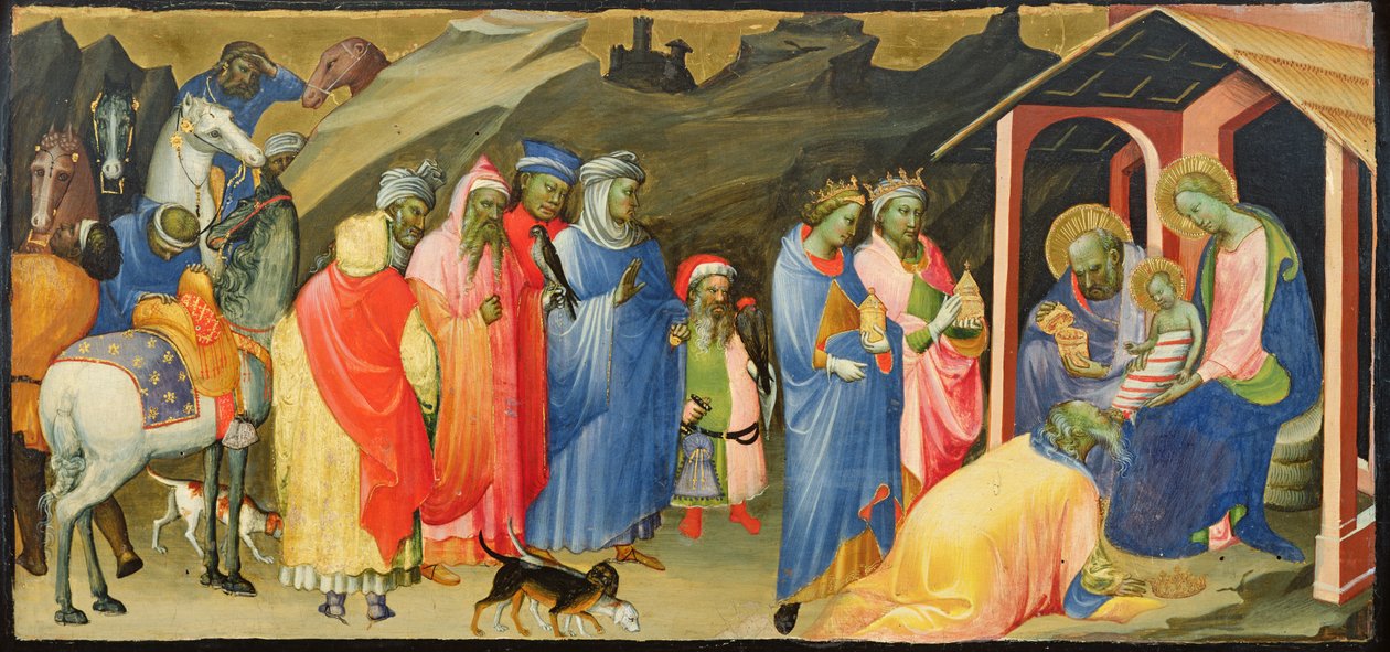 Klanění tří králů, c.1408 od Gherardo Starnina