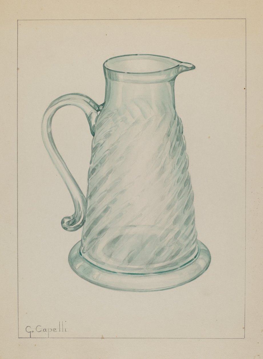 Melasový džbán, c. 1937. od Giacinto Capelli
