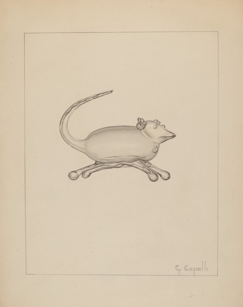 Myš, c. 1937. od Giacinto Capelli