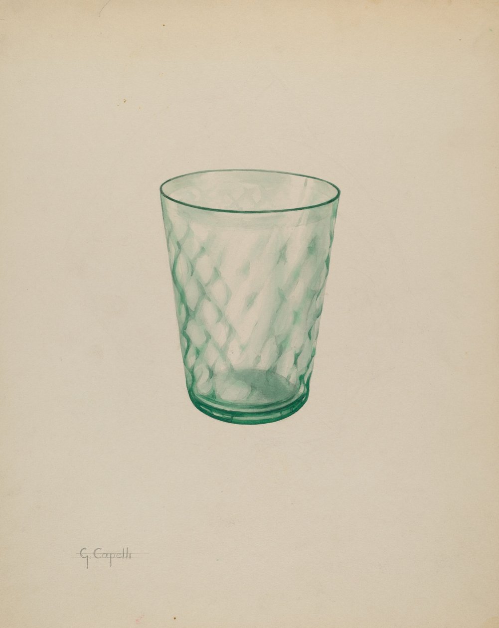 Tumbler, c. 1937. od Giacinto Capelli