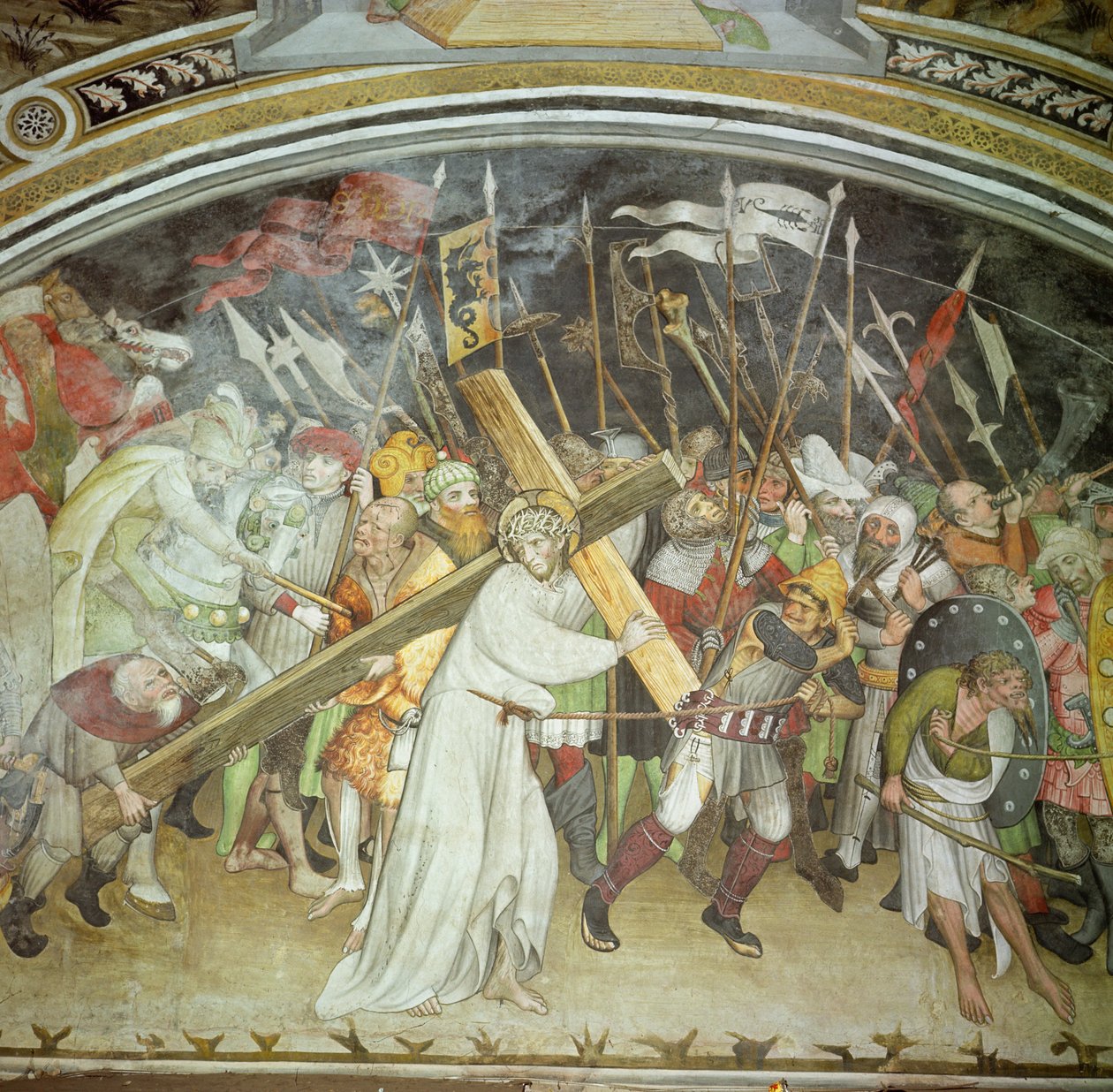 Cesta na Kalvárii (podrobnosti viz 130504) od Giacomo Jaquerio