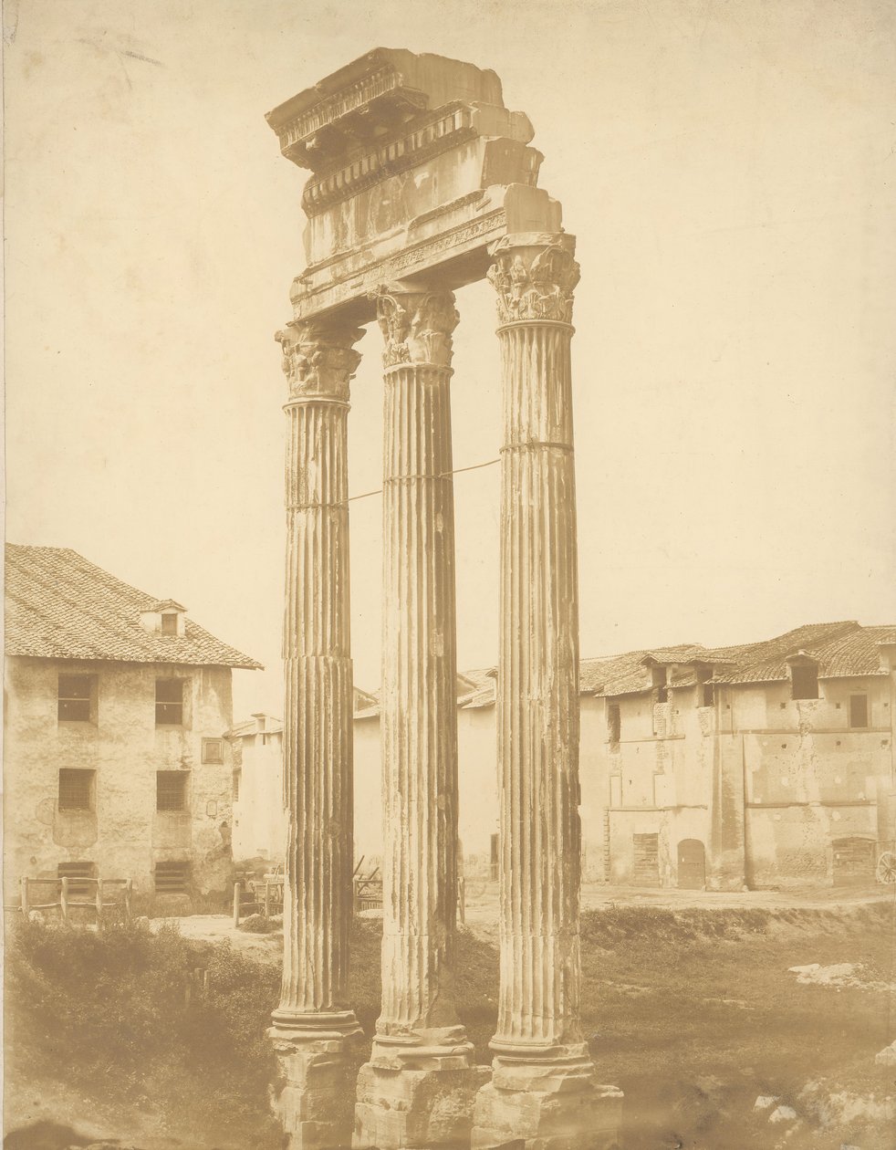 [Římské ruiny], 60. léta 19. století. od Giacomo Caneva.