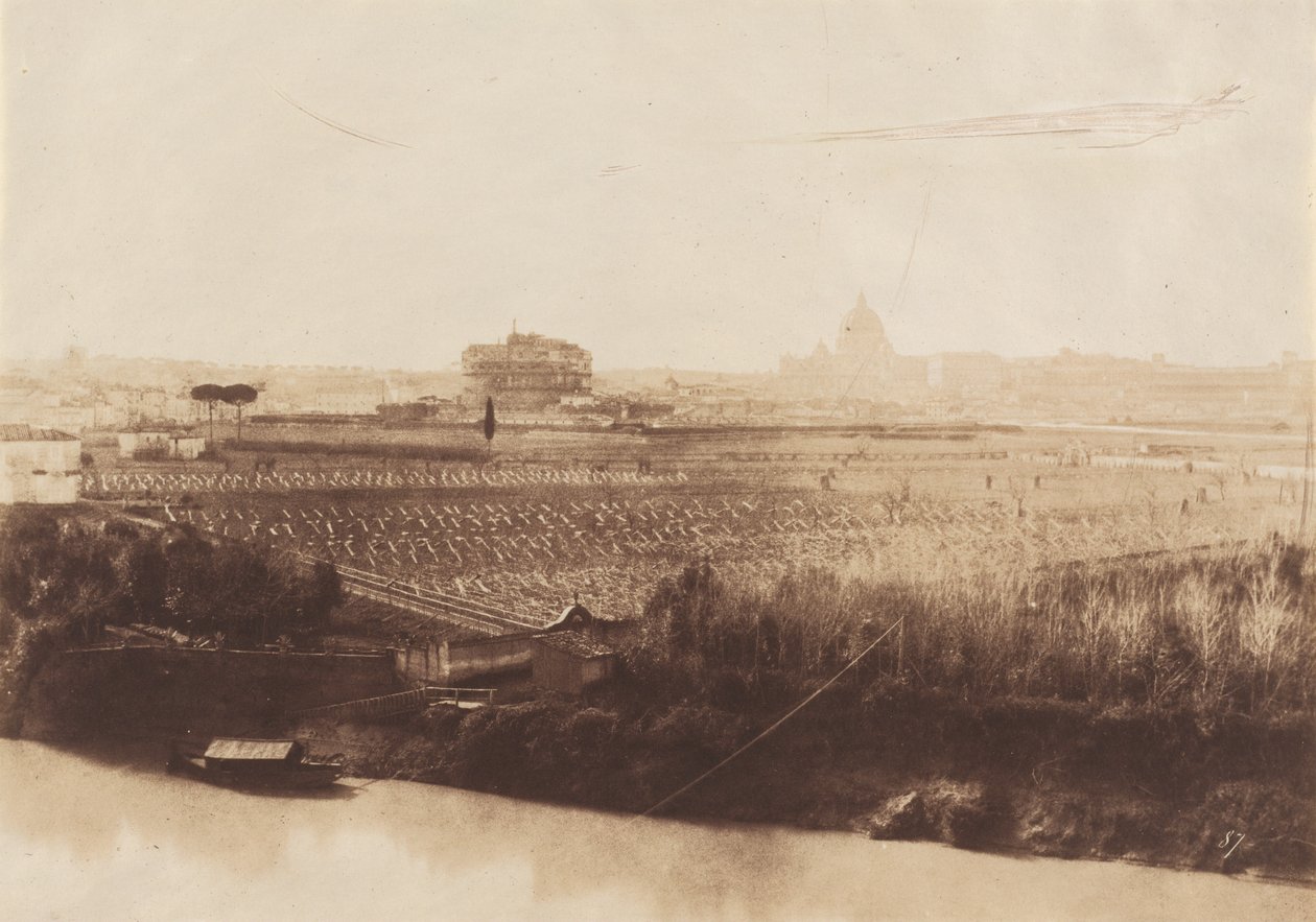 Pohled na Řím, 1857. od Giacomo Caneva