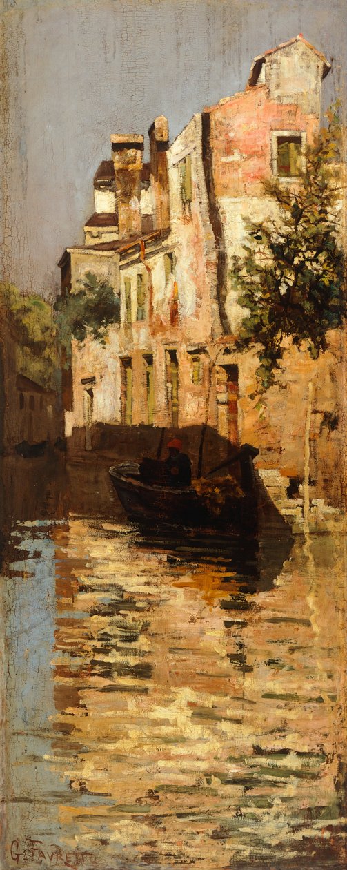 Panel obrazovky (malba) od Giacomo Favretto