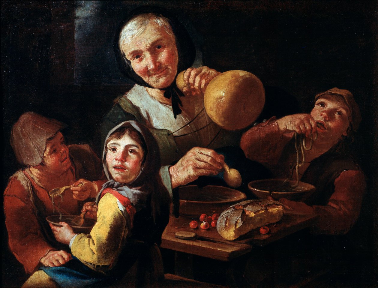 Selské jídlo“. od Giacomo Francesco Cipper