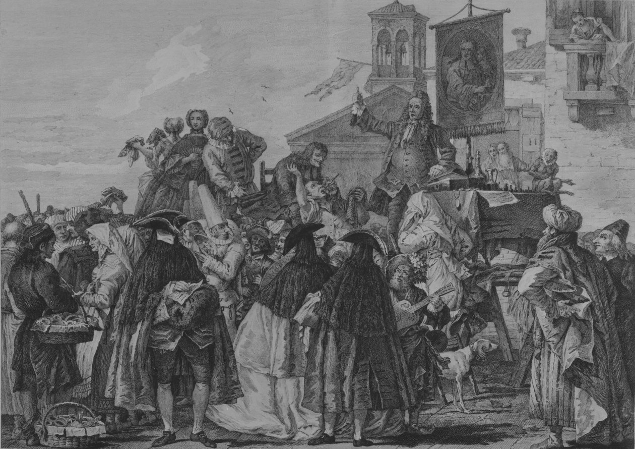 The Quack Dentist, 1765. od Giacomo Leonardis