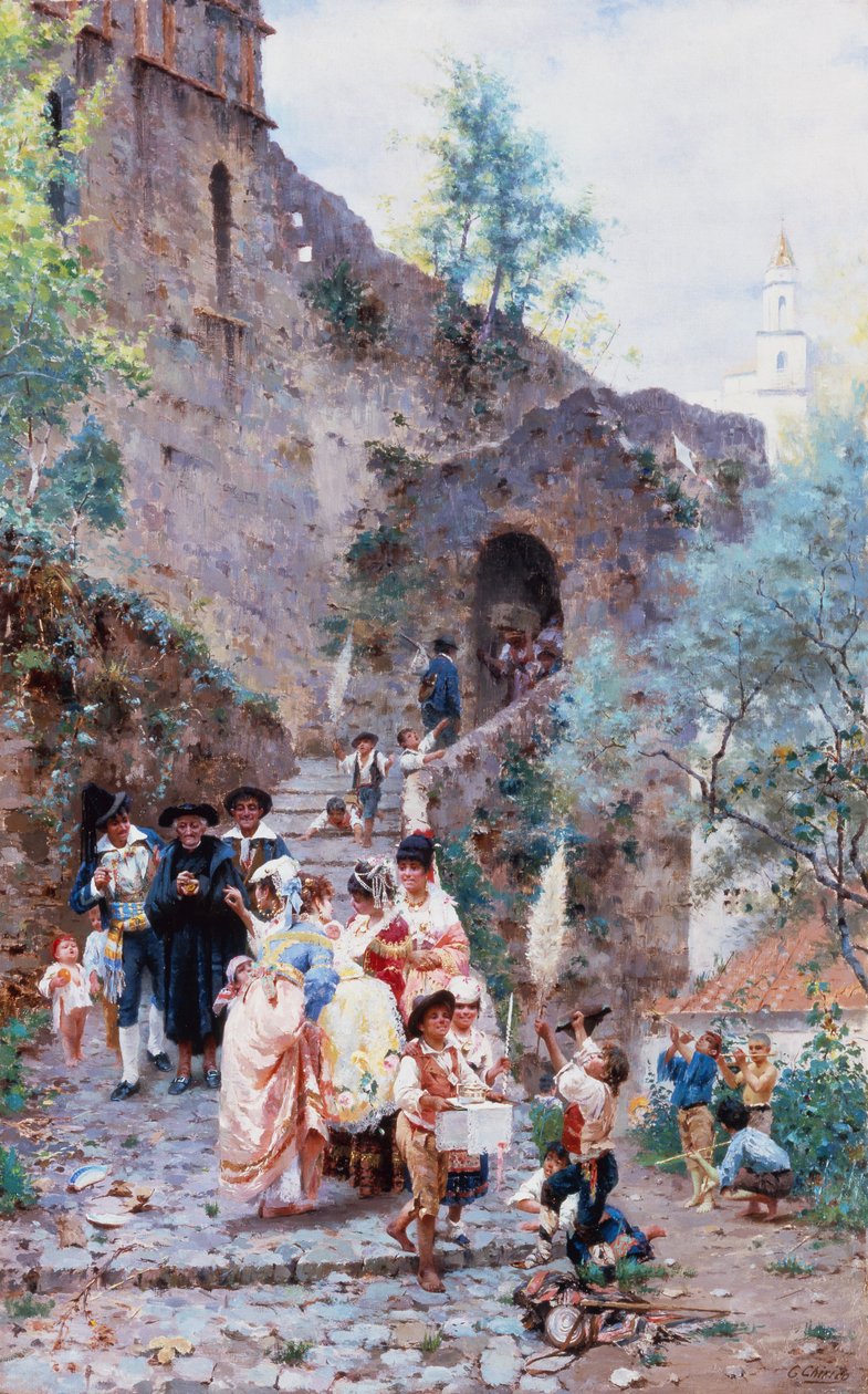 Křtiny (olej na plátně) od Giacomo di Chirico