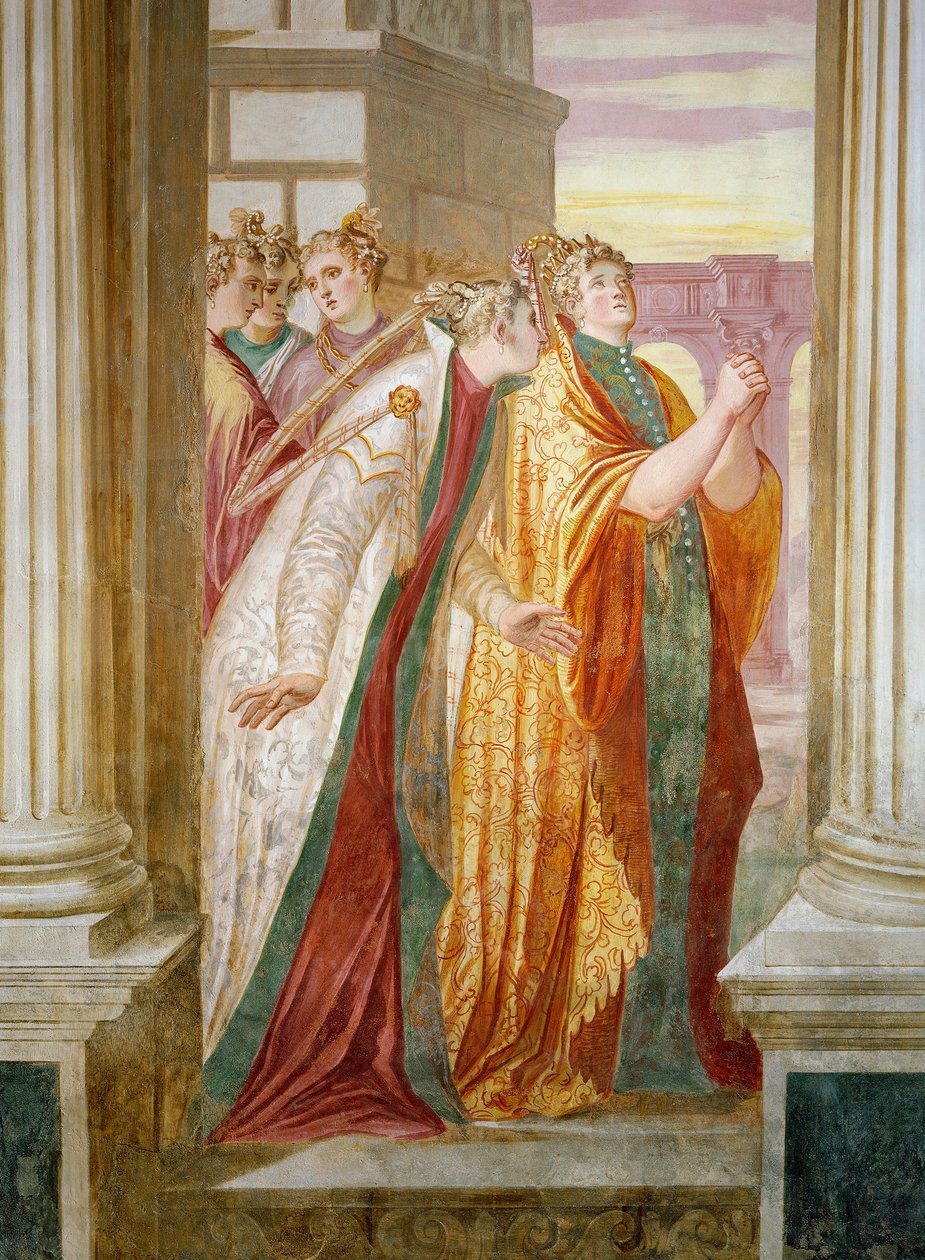 Sophonisba v slzách od Giambattista Zelotti