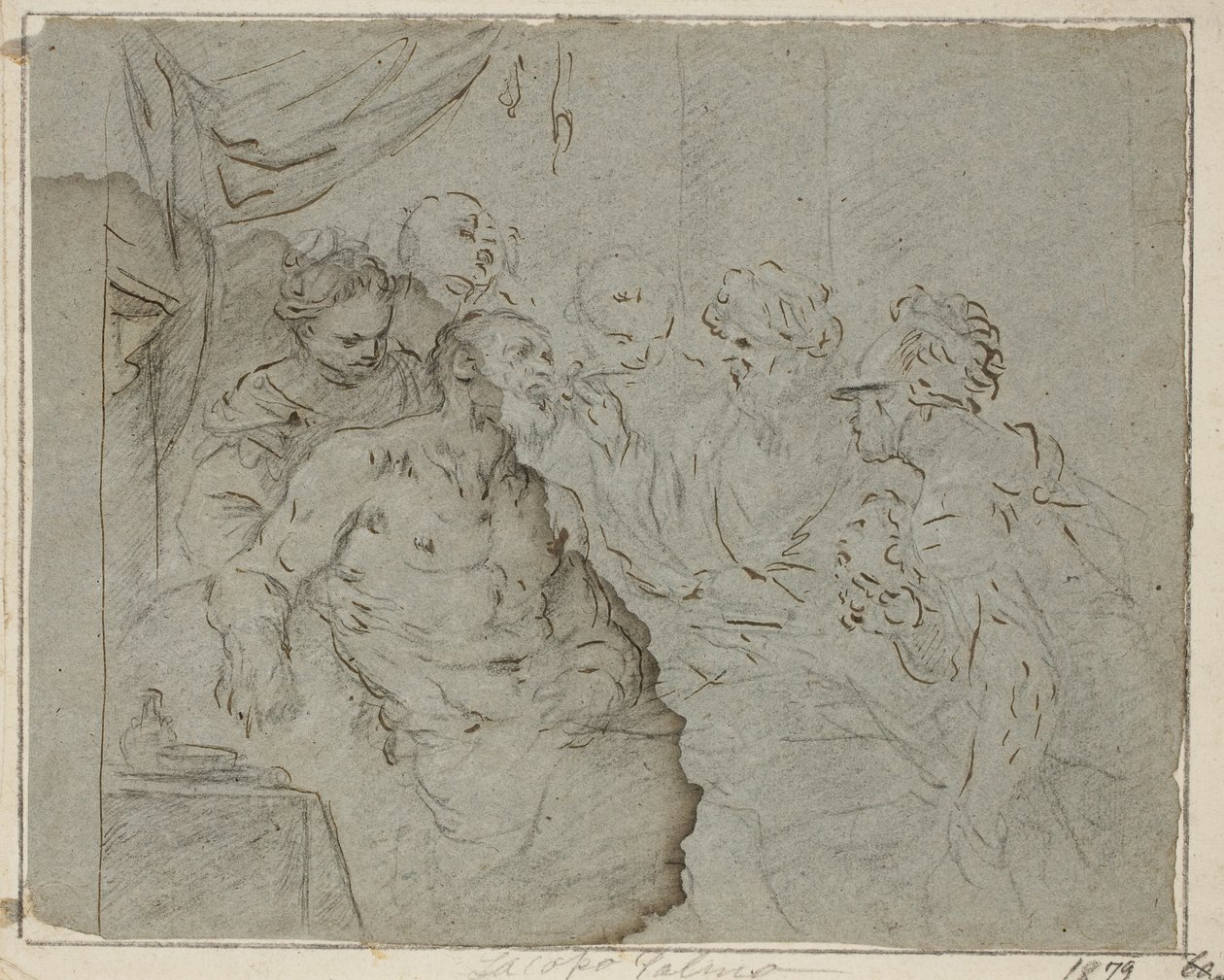 Sokratova smrt (?) od Giambattista Langetti