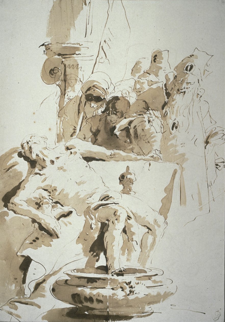 Fantasy o smrti Seneky od Giambattista Tiepolo