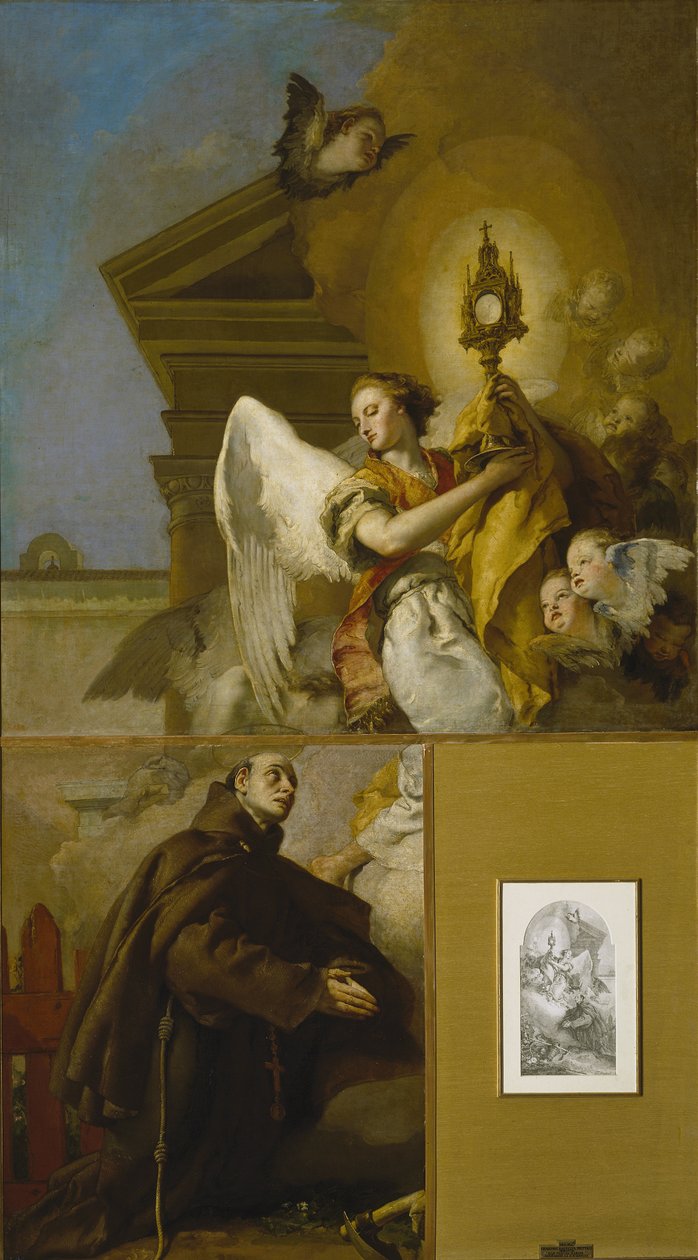 Vidění svatého Paschala Baylona, 1767-1769 od Giambattista Tiepolo