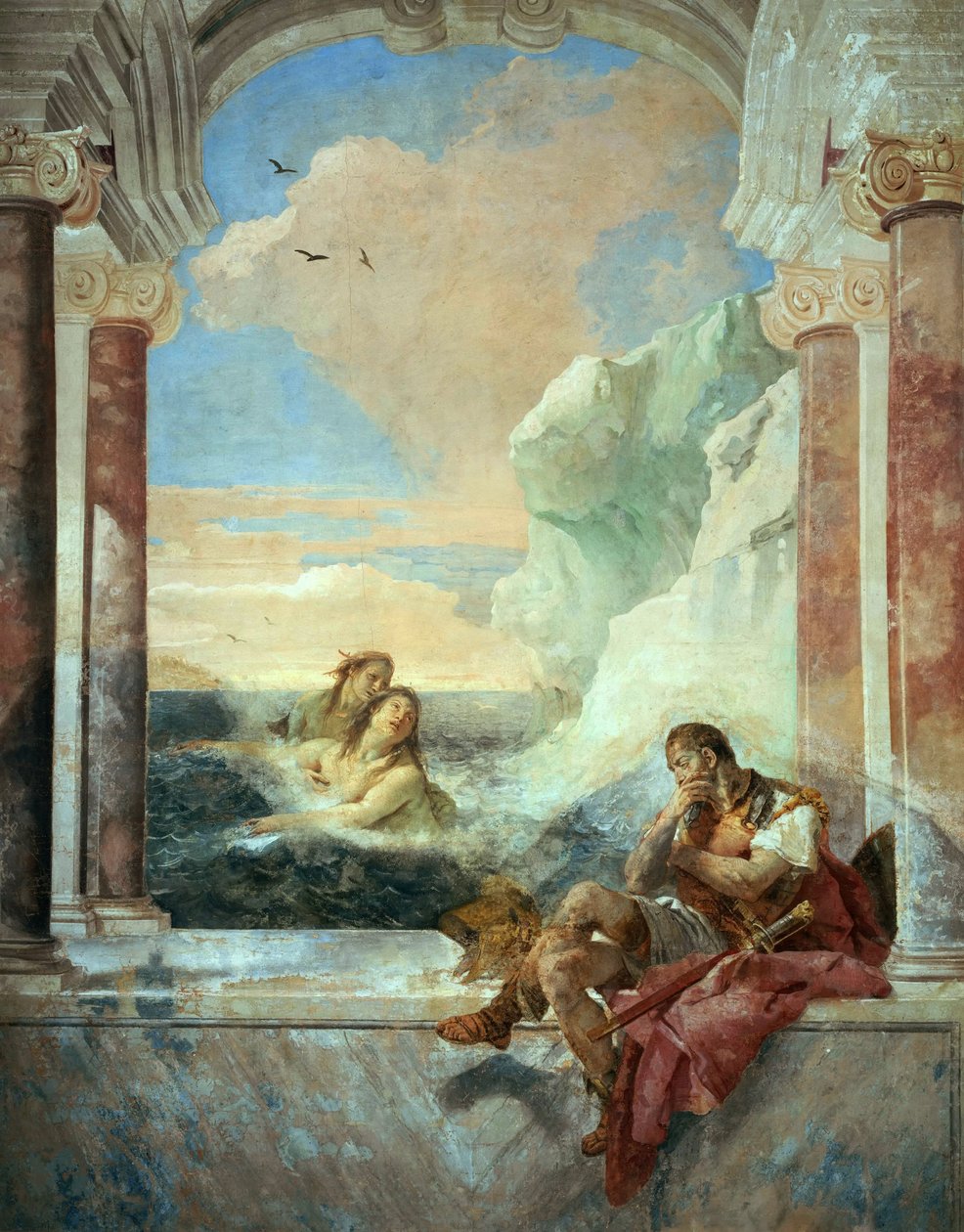 Thetis Consoling Achilles, 1757. od Giambattista Tiepolo