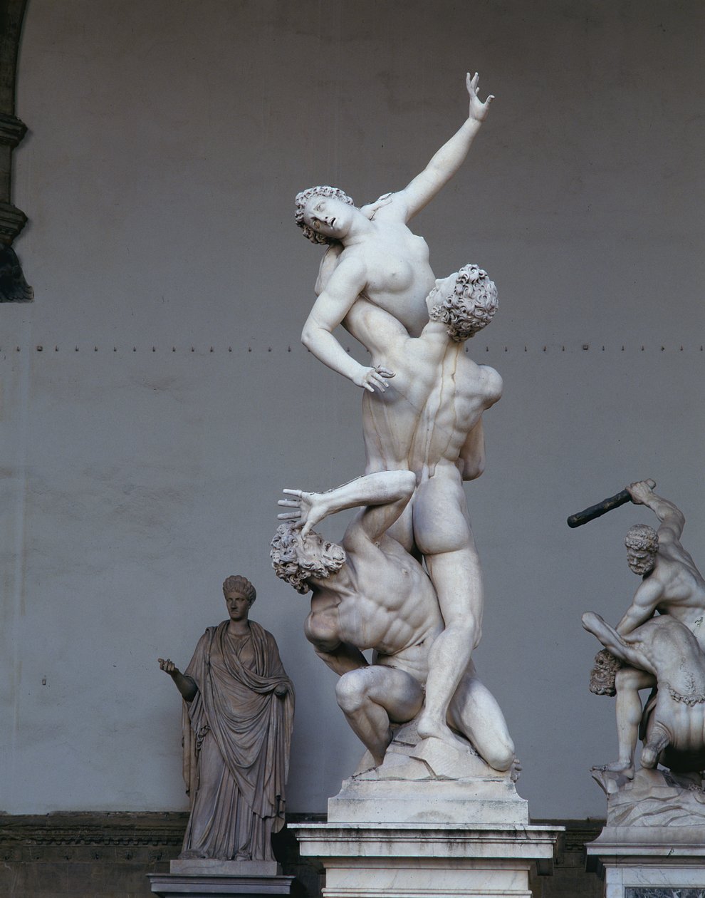 Znásilnění Sabinské ženy, 1574-82 (mramor) (viz také 359414) od Giambologna