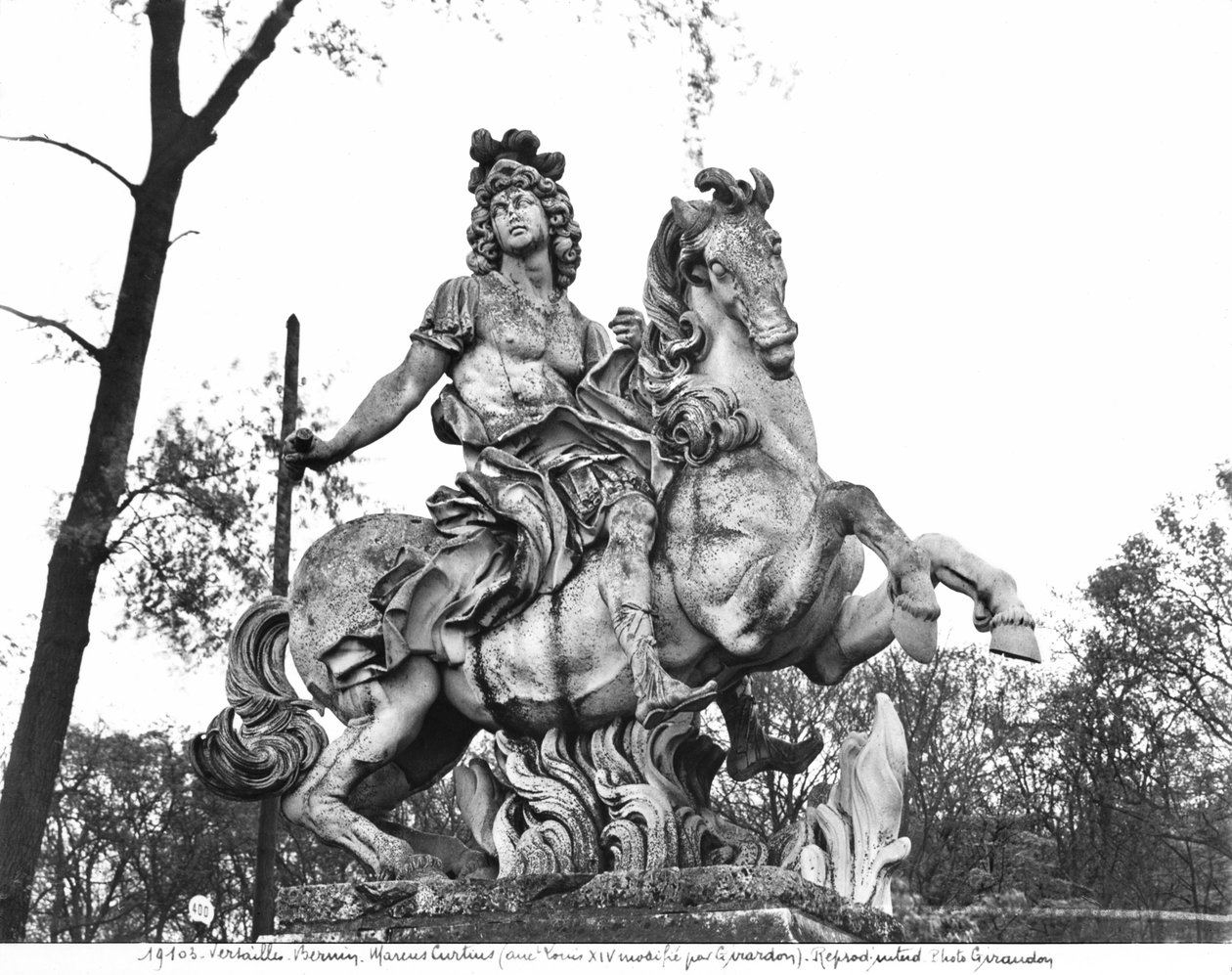 Jezdecká socha Ludvíka XIV. (1638-1715) (mramor) od Gian Lorenzo Bernini