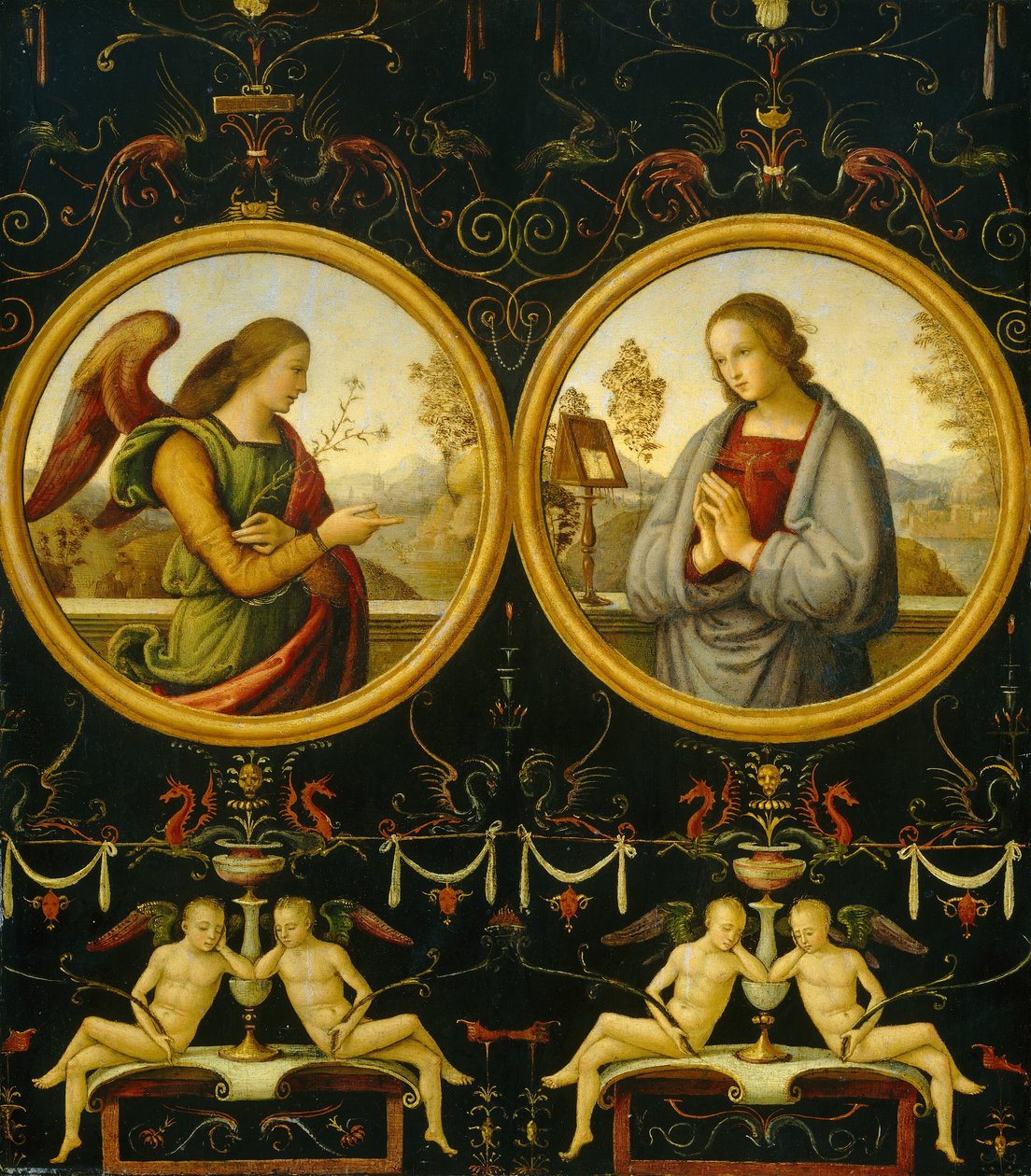 Zvěstování, 15101515. od Giannicola di Paolo