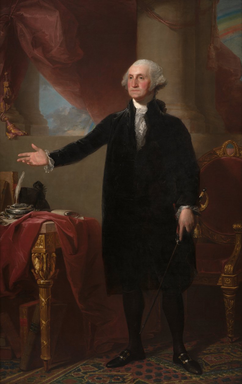 George Washington (portrét Lansdowna) od Gilbert Stuart