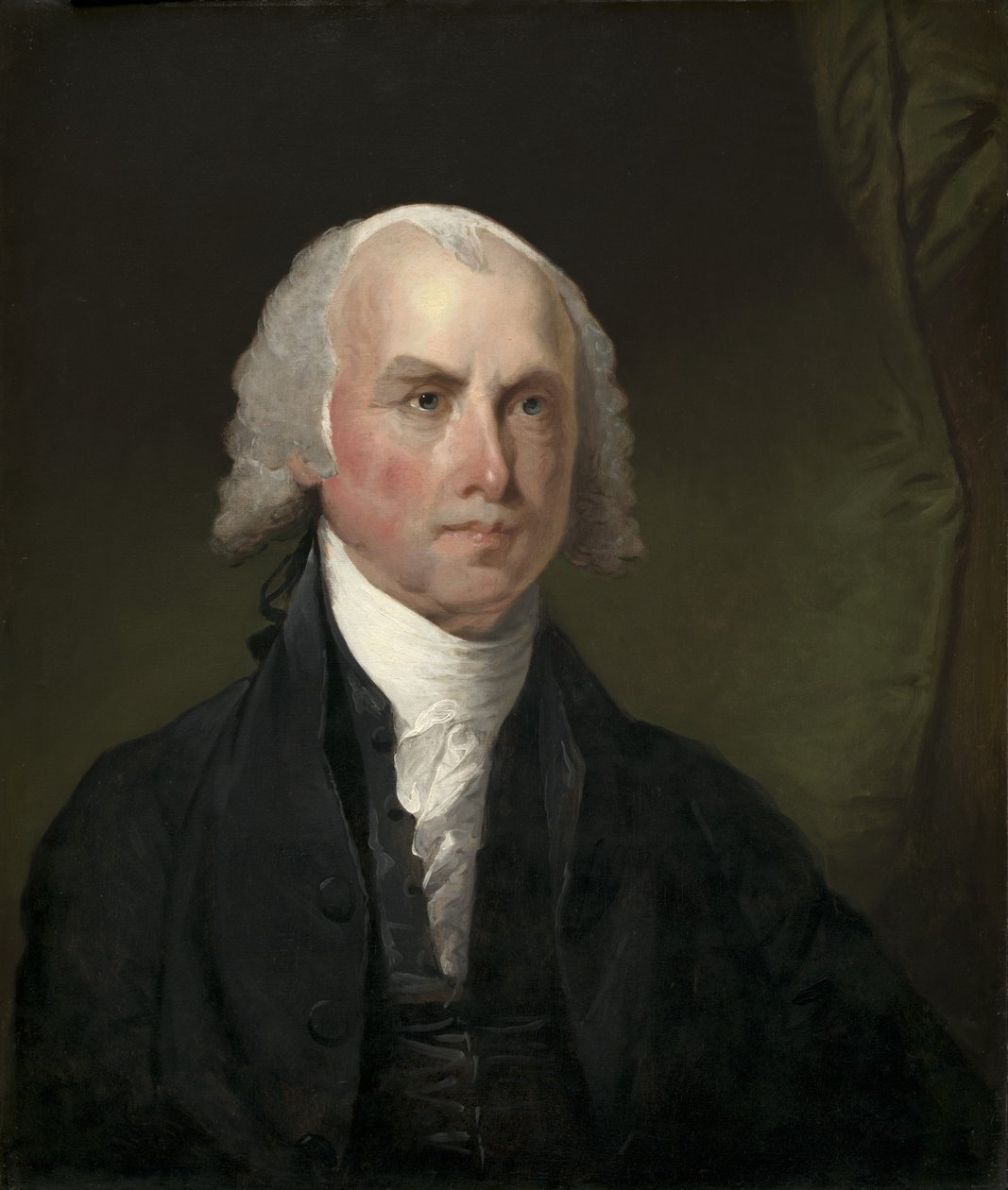 James Madison c.1821 (olej na dřevě) od Gilbert Stuart