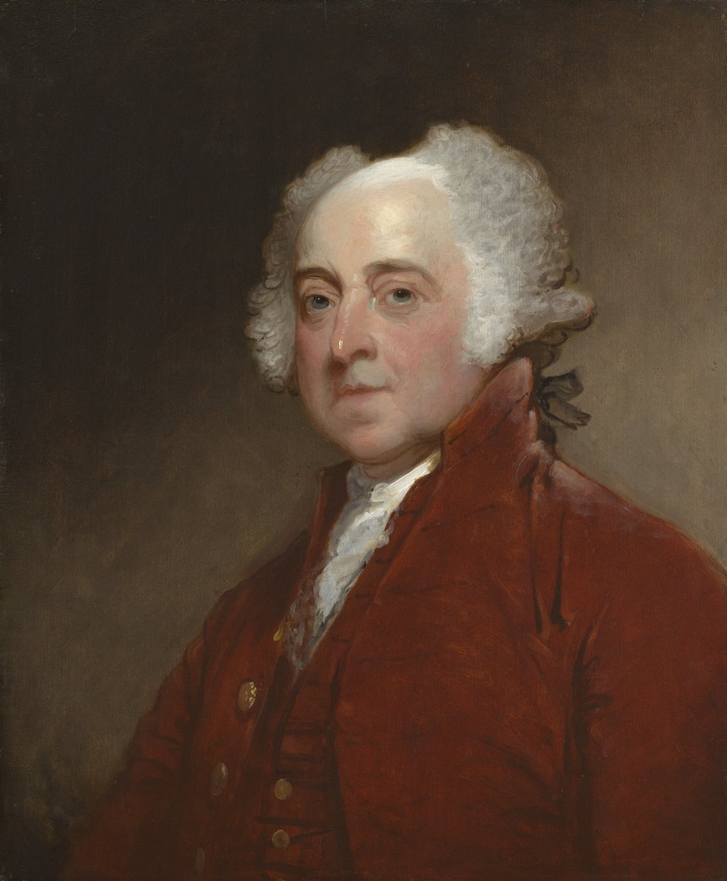 John Adams, kolem roku 1821 (olej na dřevě) od Gilbert Stuart