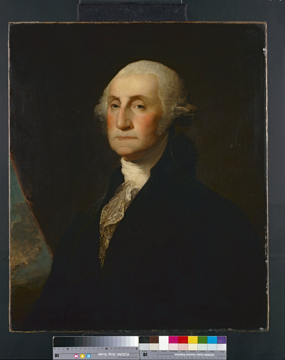 Portrét George Washingtona, před rokem 1801 od Gilbert Stuart