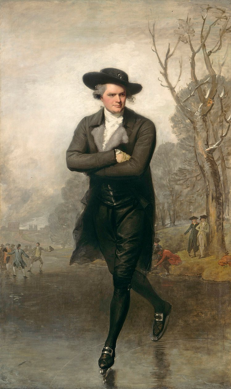Skater (Portrét Williama Granta), 1782 od Gilbert Stuart