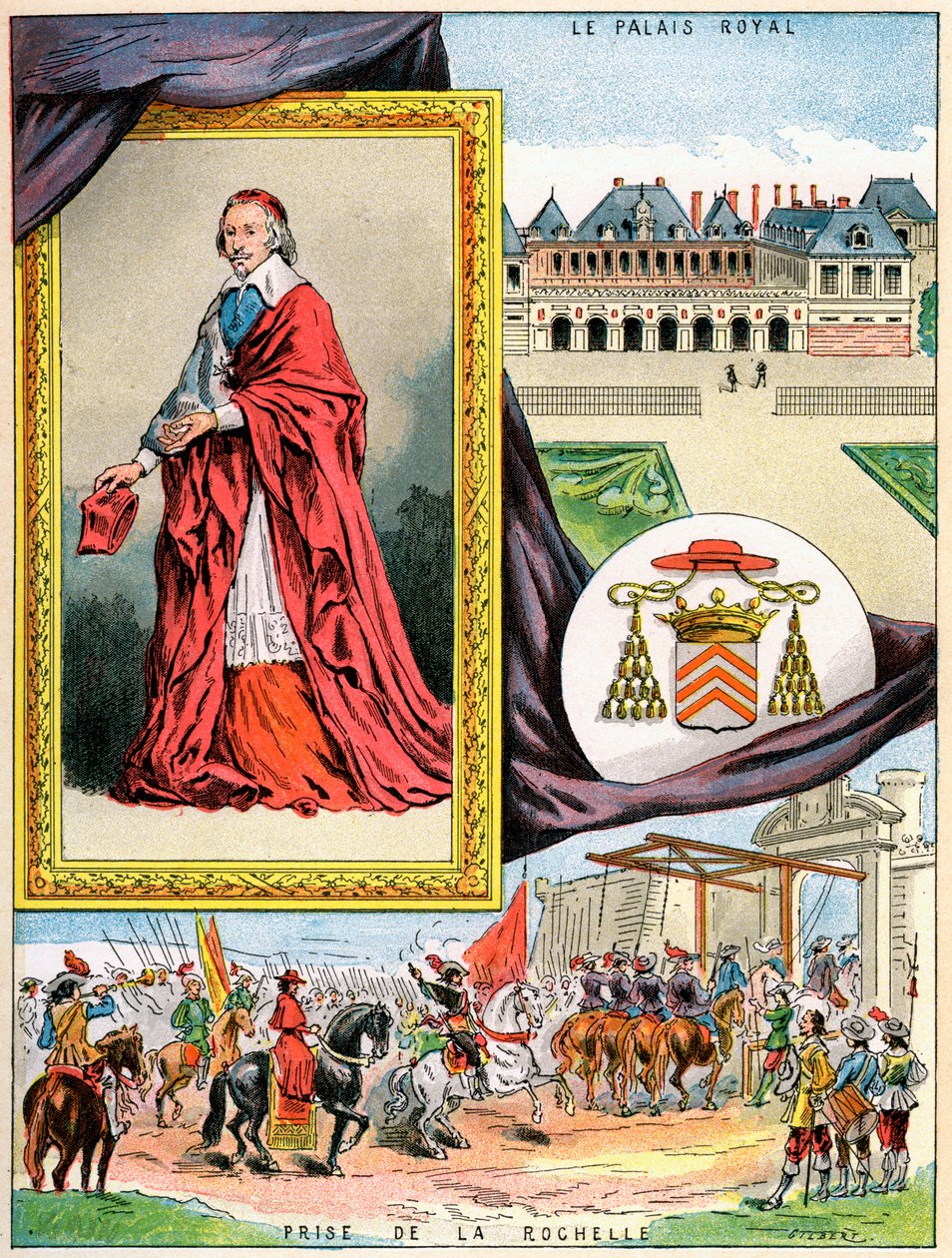 Kardinál Richelieu, 1898 od Gilbert