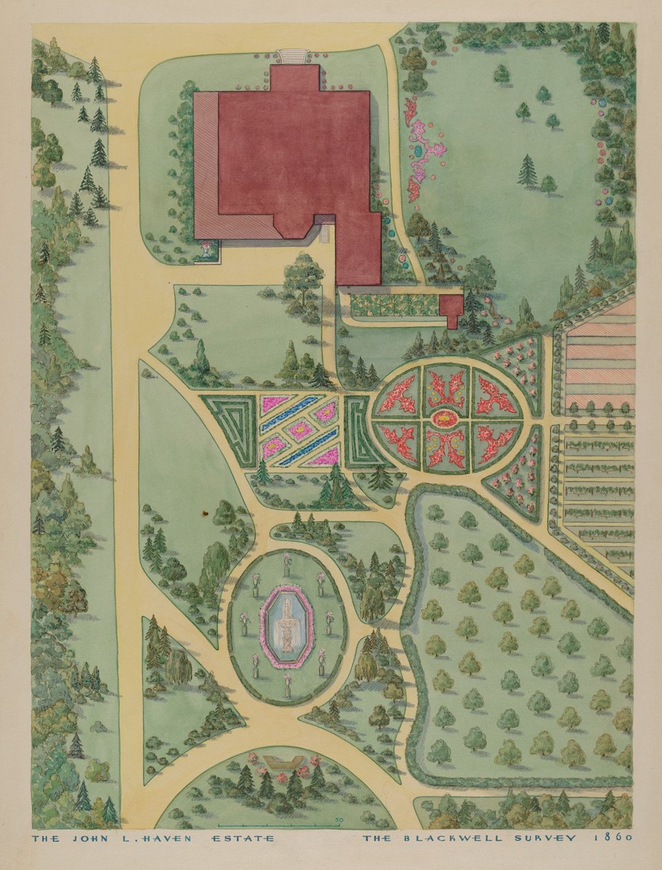 John A. Haven Estate, c. 1936 od Gilbert Sackerman