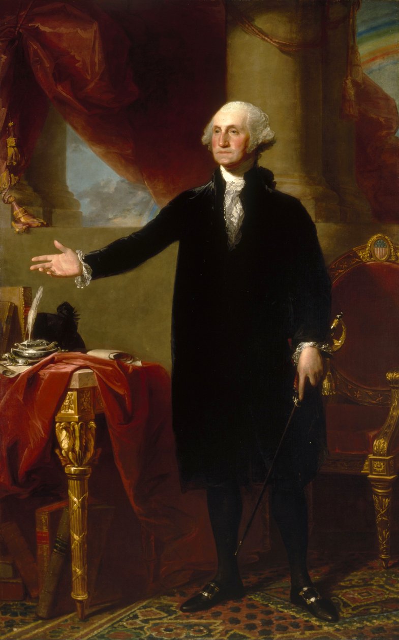 George Washington (portrét Lansdowne) od Gilbert Stuart