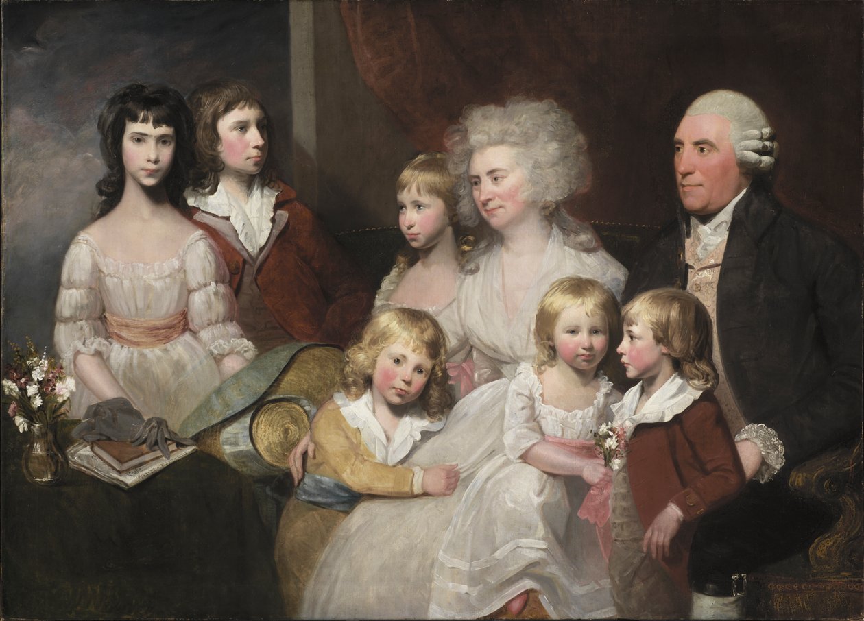 Rodina Toddů, kolem roku 1785 od Gilbert Stuart