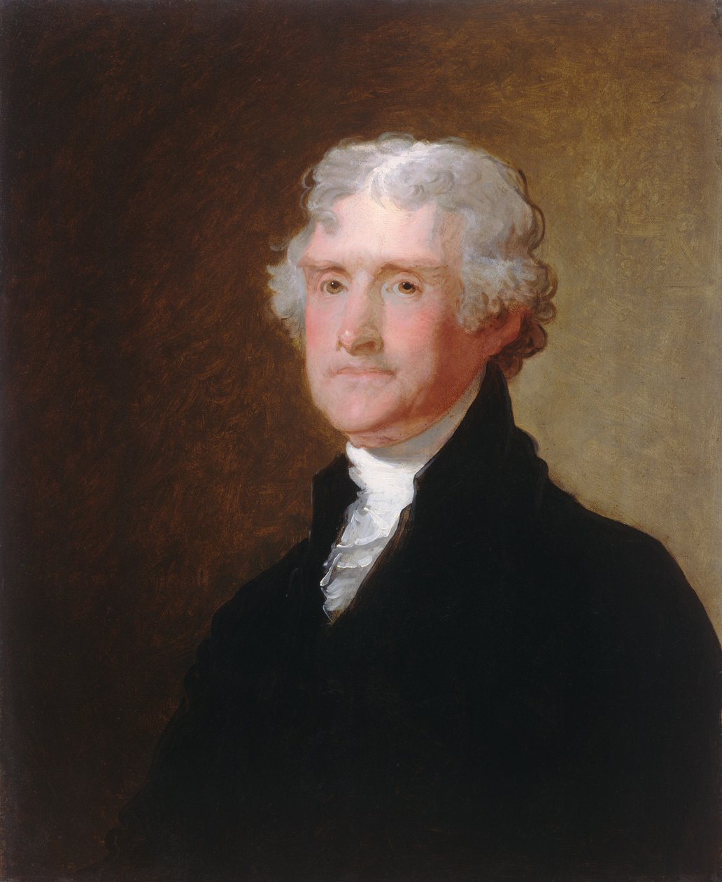 Thomas Jefferson, c. 1821. od Gilbert Stuart
