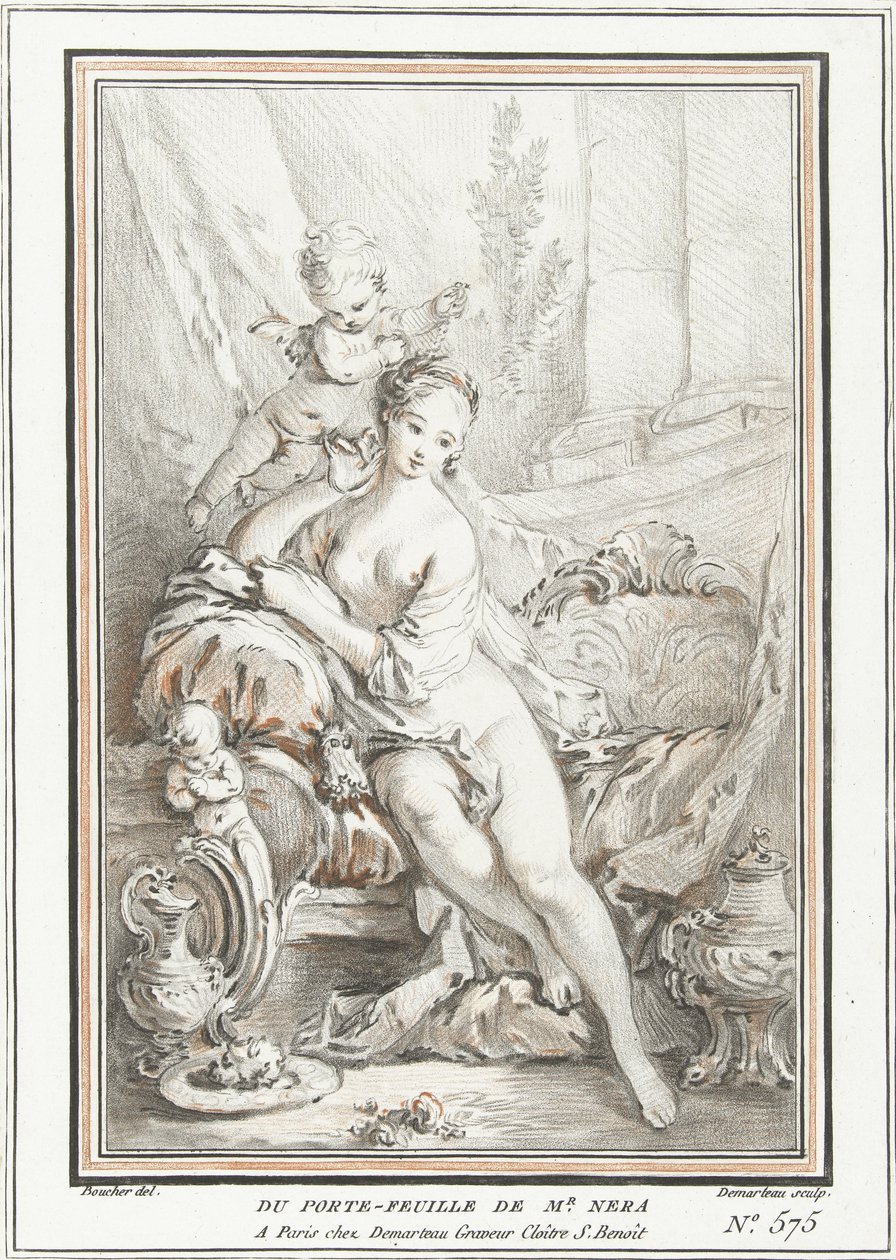 Venuše a Amor od Gilles Demarteau