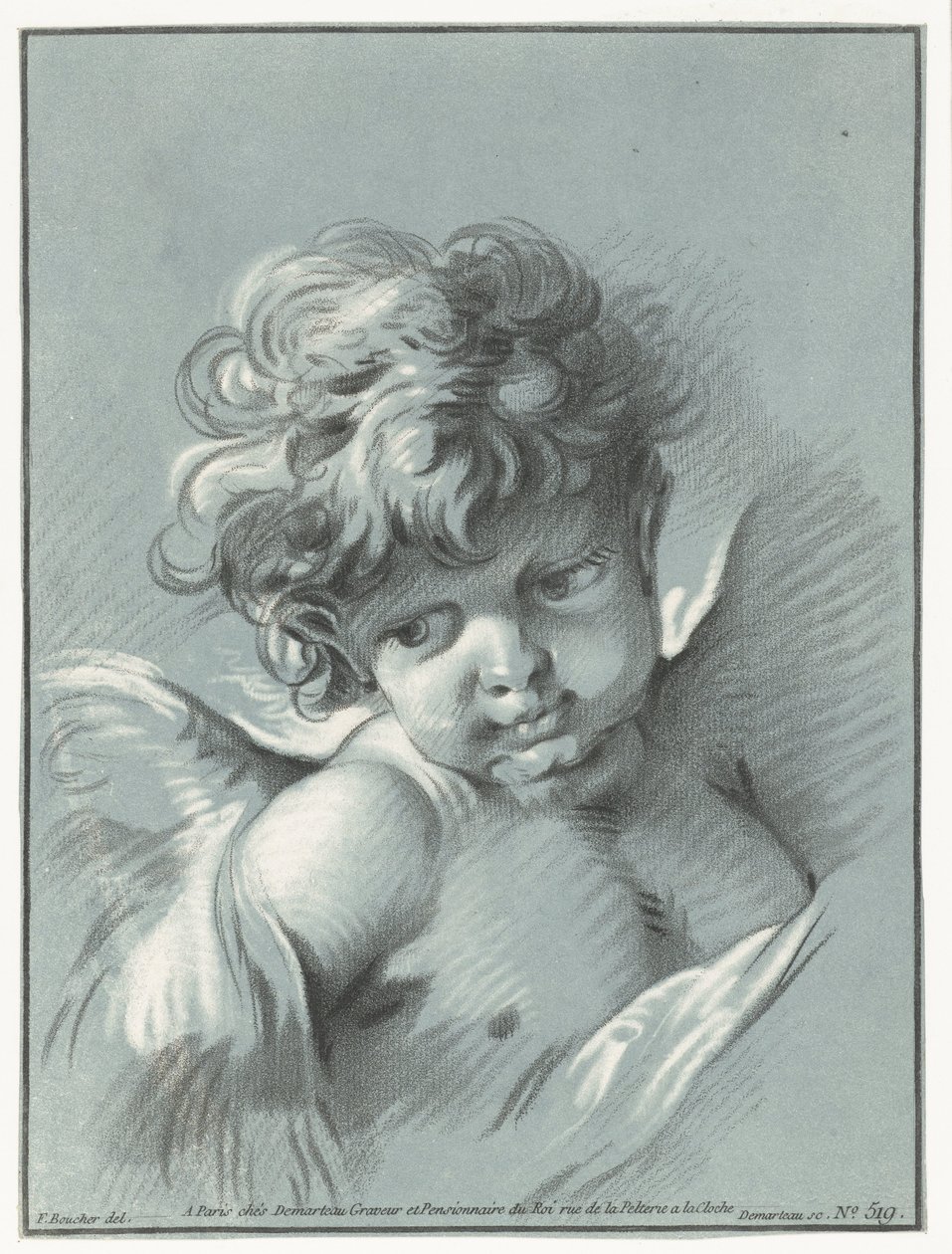 Putto Obálky lásky od Gilles Demarteau