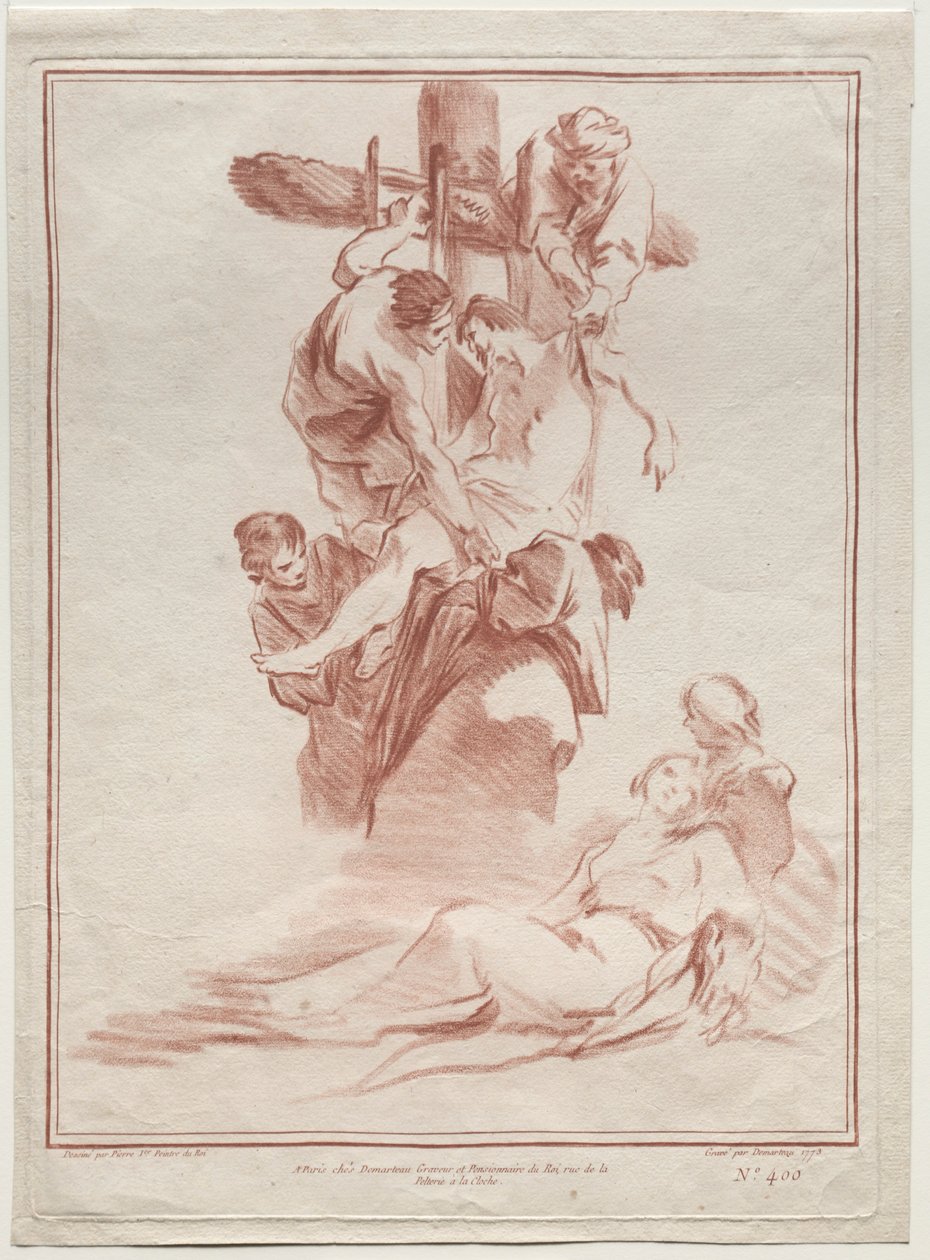 Sestup z kříže, 1773. od Gilles Demarteau