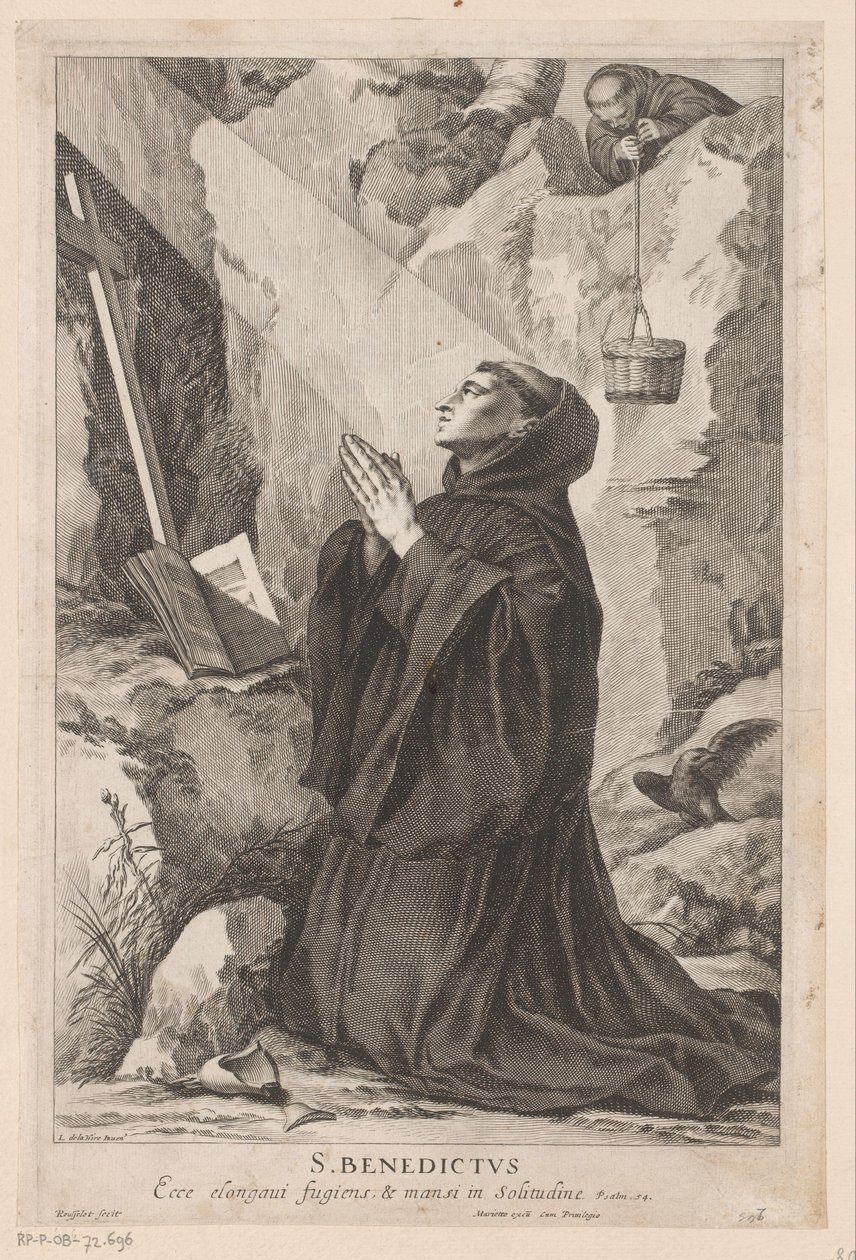 Svatý Benedikt od Gilles Rousselet