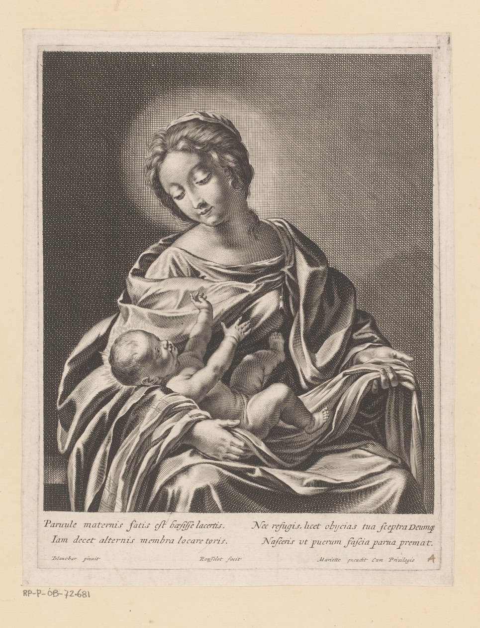 Marie s dítětem od Gilles Rousselet