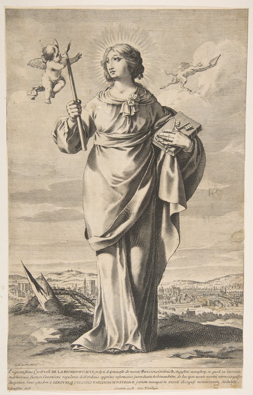 St. Genevieve.n.d. od Gilles Rousselet