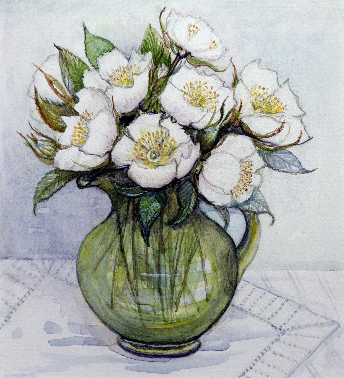 Vánoční růže, 1984 od Gillian Lawson