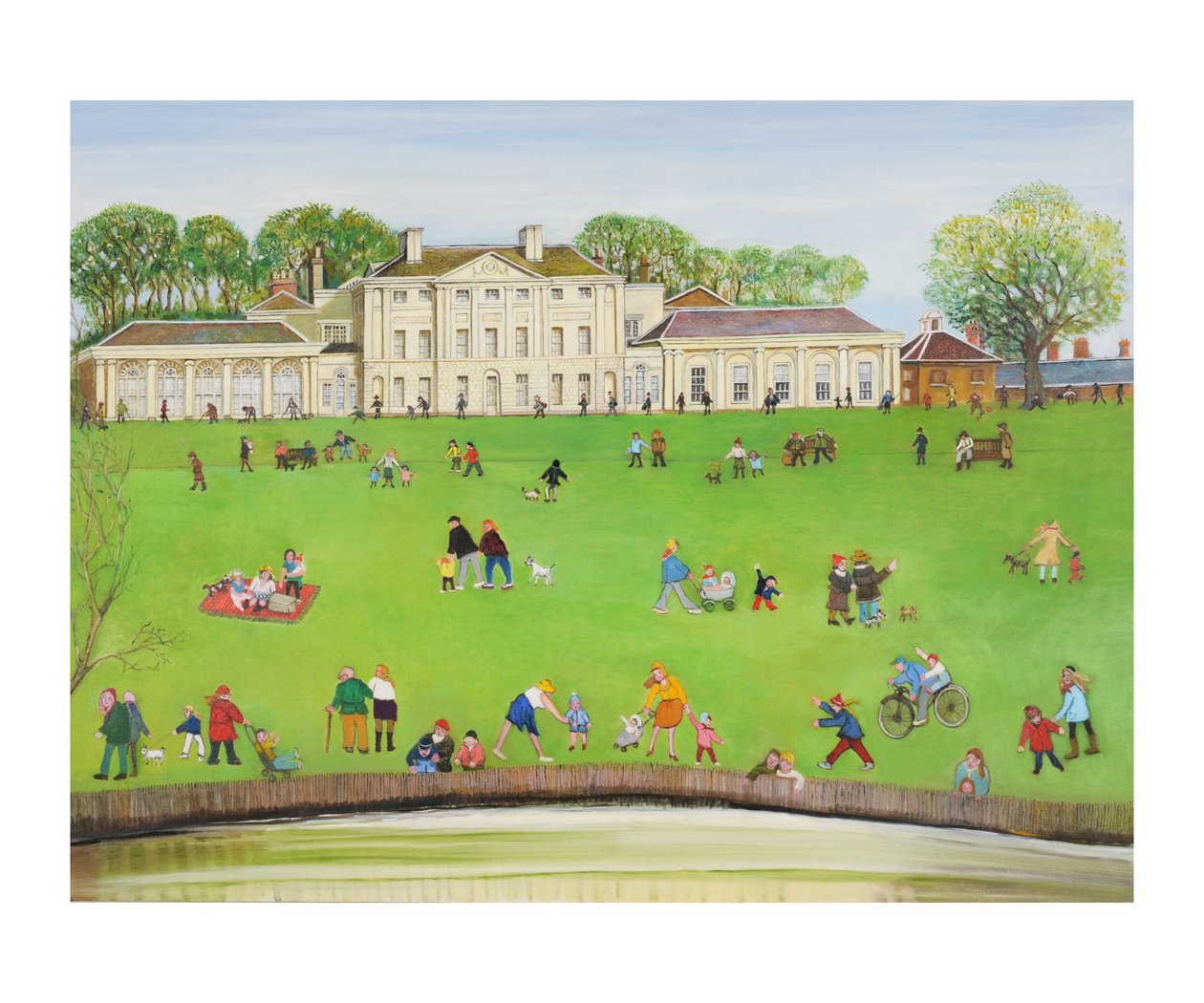 Kenwood, Hampstead, 2011 (olej na plátně) od Gillian Lawson