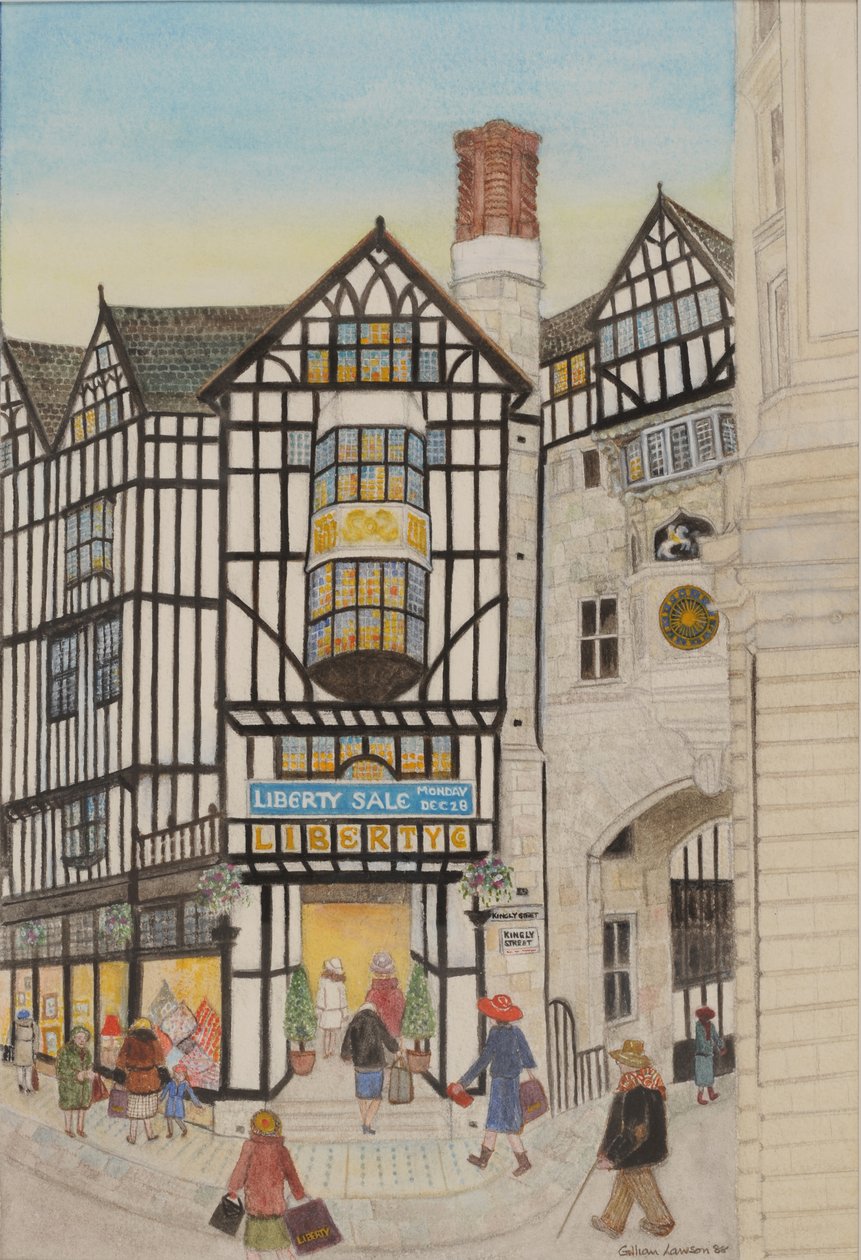 Liberty I, 1988 (akvarel na papíře) od Gillian Lawson