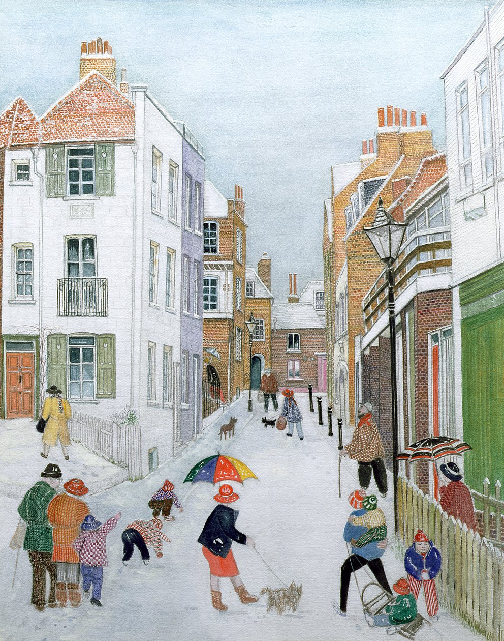 The Mount, Hampstead, 1990 od Gillian Lawson